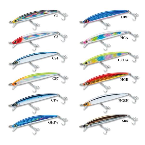 D.YO-ZURI  Magician Crystal Minnow F85mm F1128-C24 Maket Yem