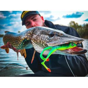 SPRO Iris The Frog 10cm 10gr Silikon Yem UV Firetiger