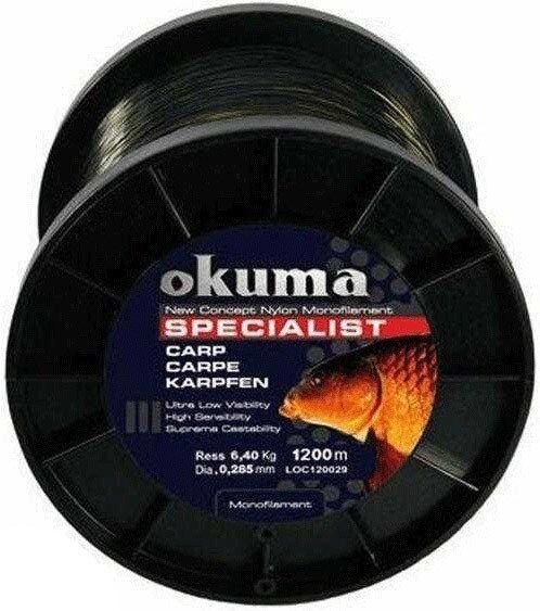OKUMA Carp 1200 mt 17,00 lb 7.73 kg 0,34 mm Camou Misina