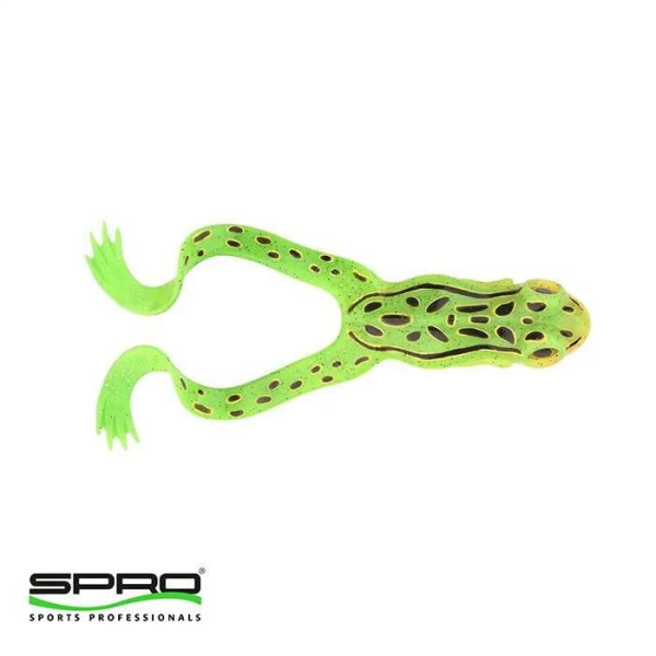 SPRO Iris The Frog 10cm 10gr Silikon Yem UV Fluo Green