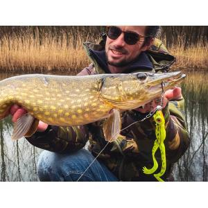 SPRO Iris The Frog 10cm 10gr Silikon Yem UV Fluo Green