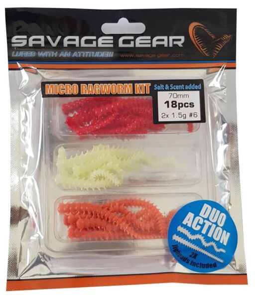 SAVAGE GEAR Lrf Ragworm Kit 18+2 Adet Suni Yem