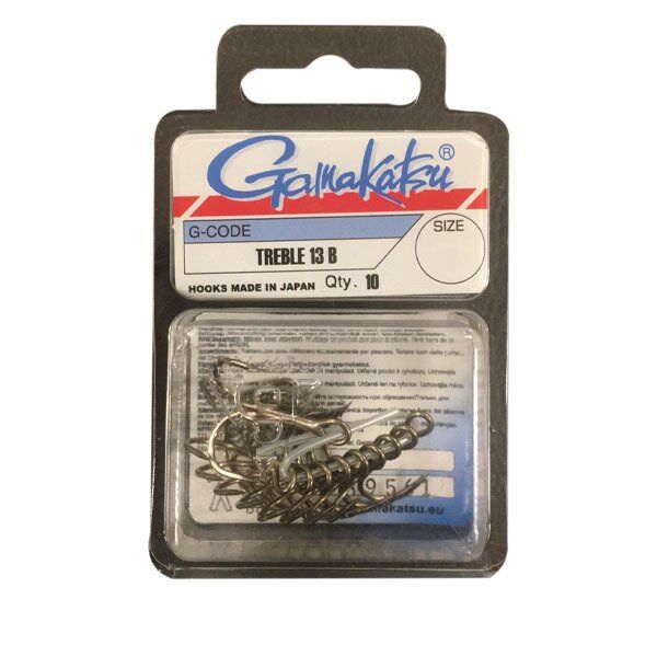 T.GAMAKATSU Treble Hook 13B No:8 Üçlü İğne 1/10