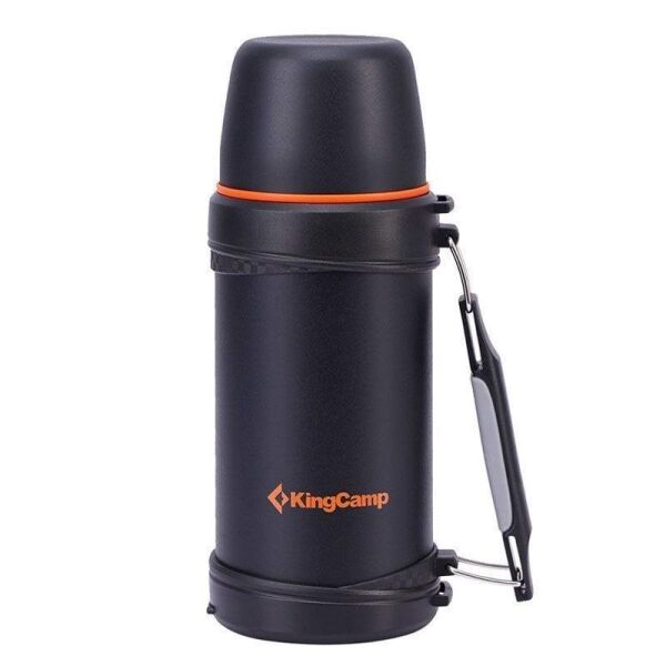 KINGCAMP 750 ML Vacuum Siyah Termos