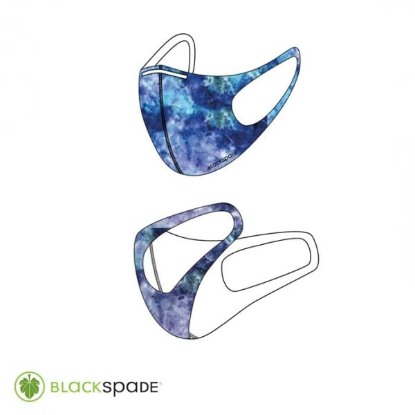 BLACK SPADE UNISEX KORUYUCU MASKE MERMER DESEN L