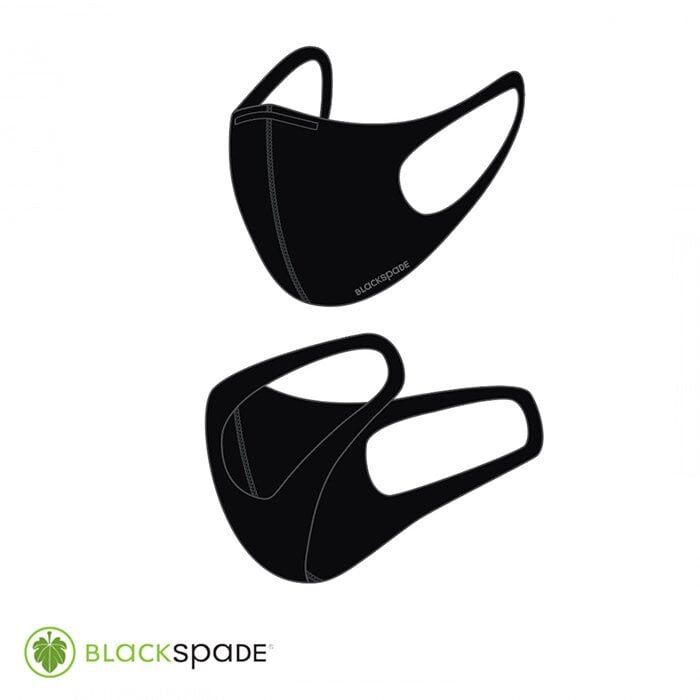 BLACK SPADE ÇOCUK KORUYUCU MASKE SİYAH S2