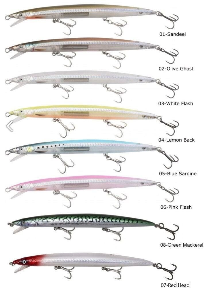 SAVAGE GEAR Sandeel Jerk Minnow 145 14g Suni Yem 02-Olive Ghost