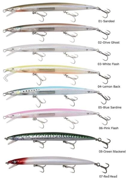 SAVAGE GEAR Sandeel Jerk Minnow 145 14g Suni Yem 02-Olive Ghost