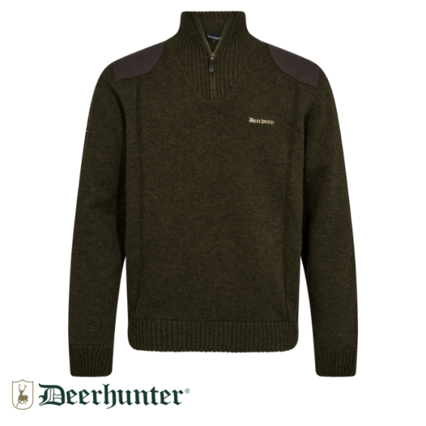 DEERHUNTER Finley Yarım Fermuarlı Kazak 2XL