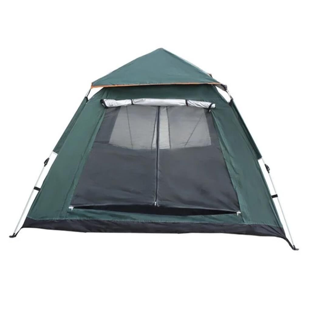 DFT 4 Kişilik Otomatik Çadır 240x240x155cm - Yeşil/Mavi