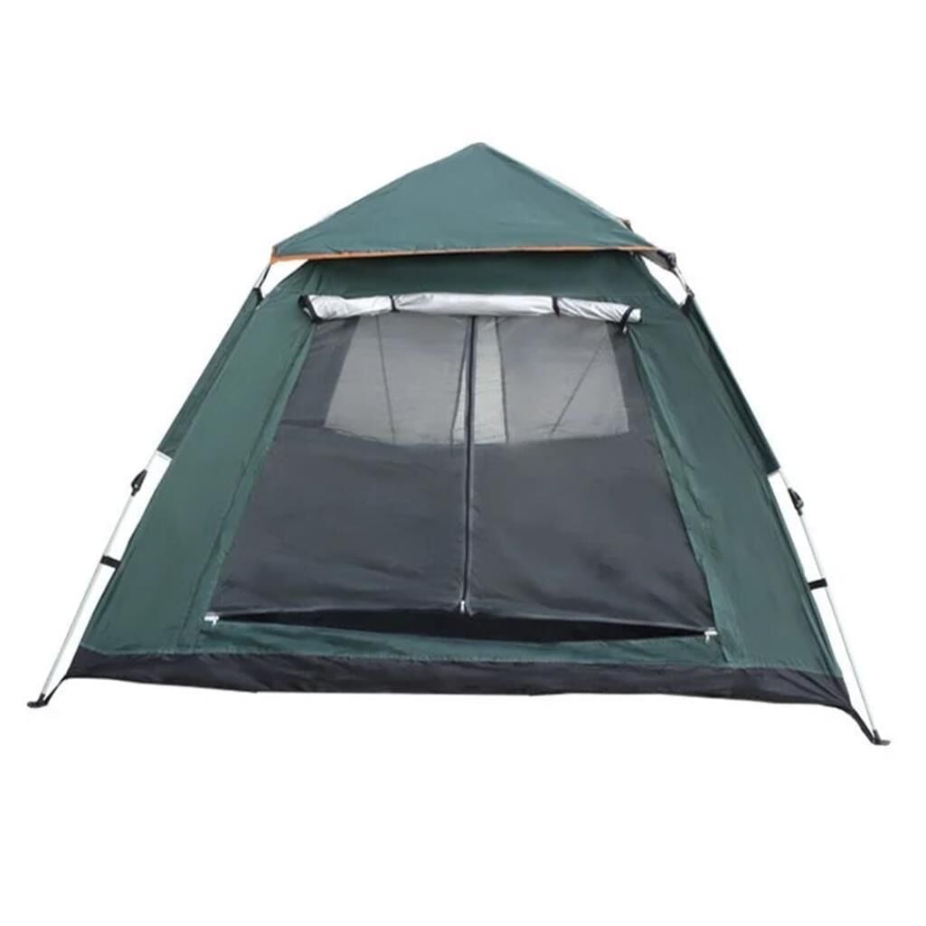 DFT 4 Kişilik Otomatik Çadır 240x240x155cm - Yeşil/Mavi