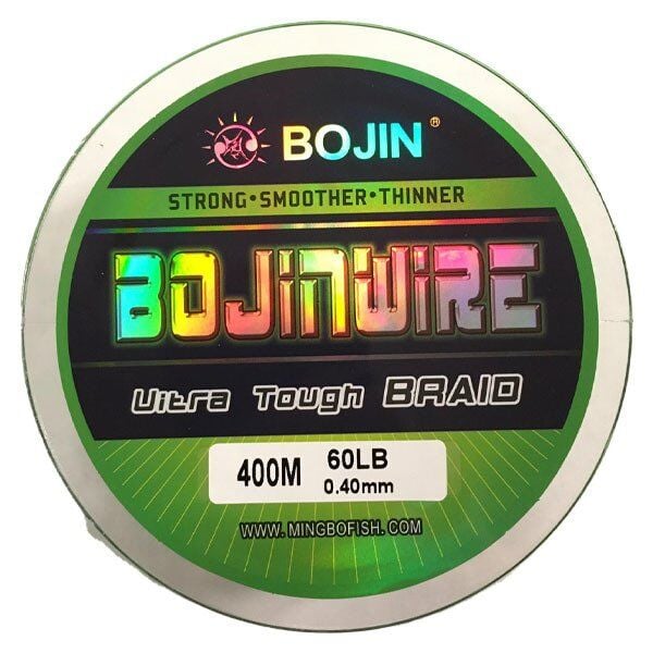 BOJIN 4X Braıd İp Misina 0.40 mm  400 m  Yeşil