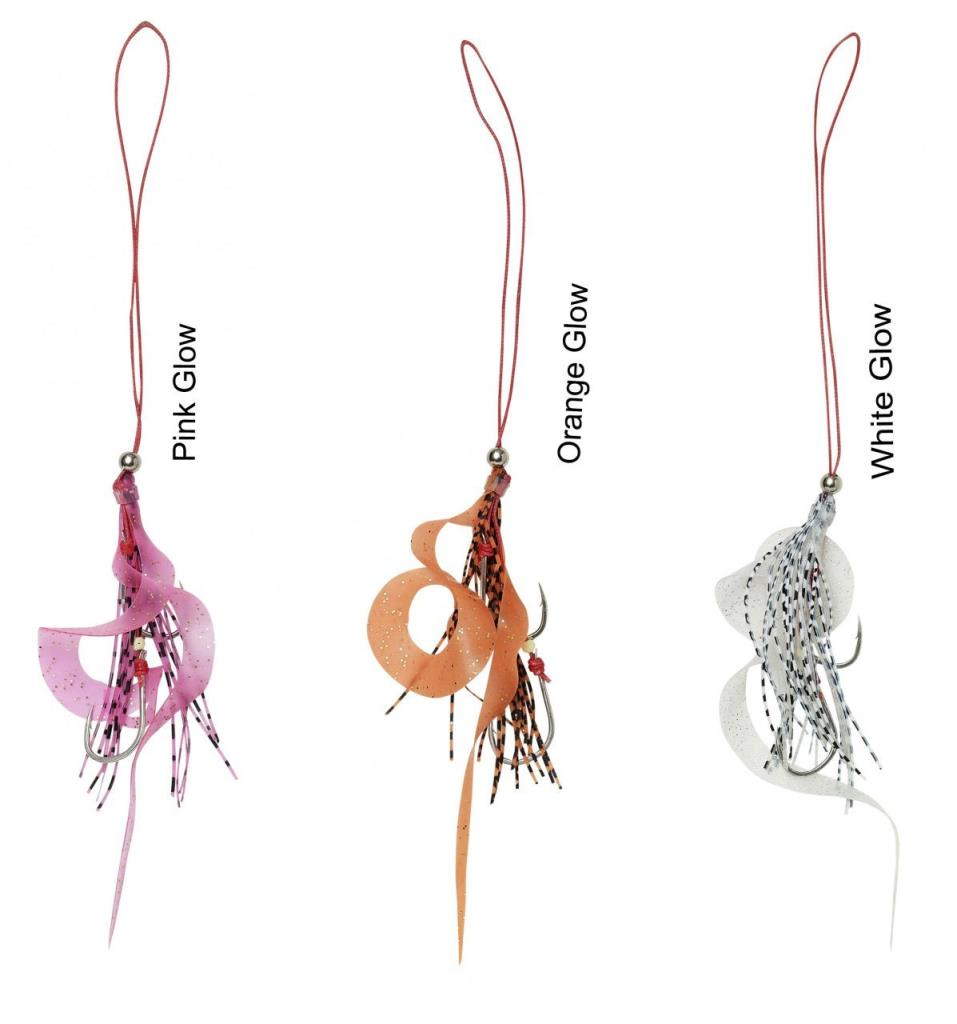 SAVAGE GEAR Cuttle Eye Skirt M 2 Adet Orange Glow Sahte Balık