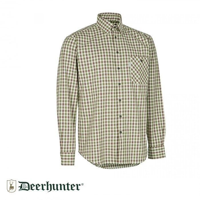 GIDEON SHIRT L/S 399 DH GREEN CHECK 37/38