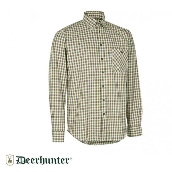 GIDEON SHIRT L/S 399 DH GREEN CHECK 37/38