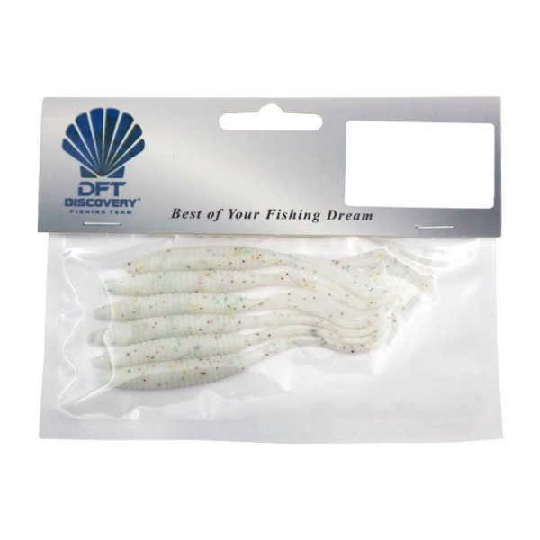 DFT Sasi 9cm 2,2g İğnesiz -Şeffaf Gümüş Simli 1/6