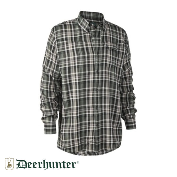 DEERHUNTER Mateo Yeşil Kareli Gömlek 39/40