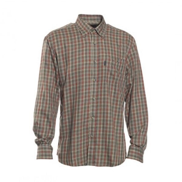 T. DEERHUNTER Waylon 499 Red Kareli  Uzun Kol Gömlek 41/42