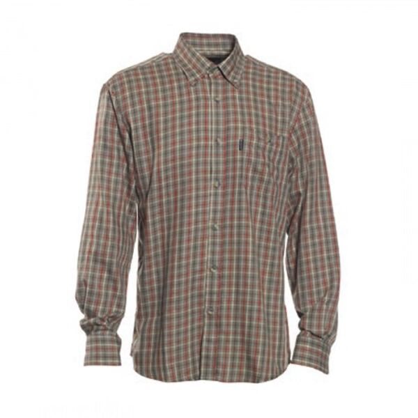 T. DEERHUNTER Waylon 499 Red Kareli  Uzun Kol Gömlek 41/42