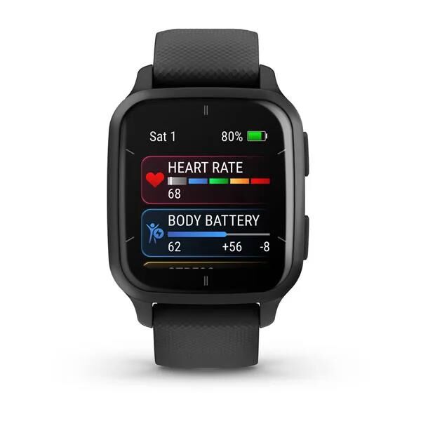 GARMIN Venu Sq 2 Music Slate Gri Koşu Saati