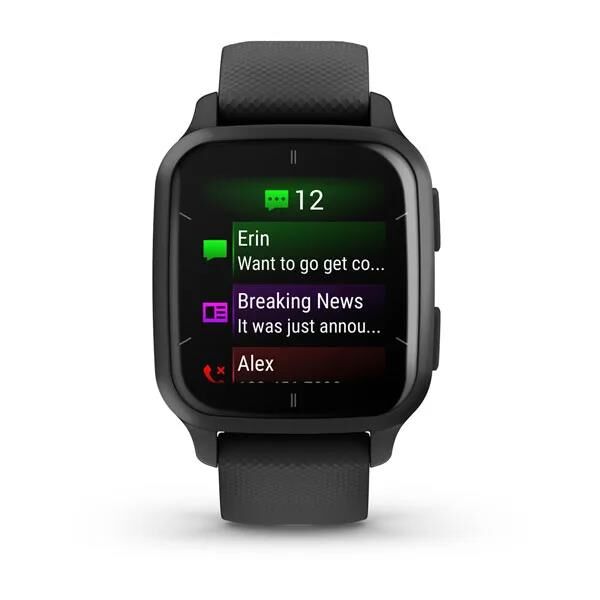 GARMIN Venu Sq 2 Music Slate Gri Koşu Saati