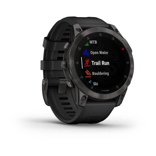GARMIN Epix Sapphire (Gen 2) Siyah Titanyum Akıllı Saat (Multisport ve Triatlet Saati)