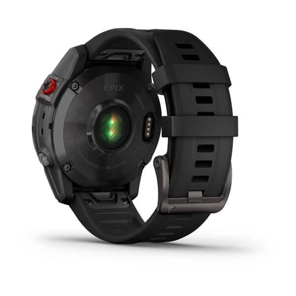 GARMIN Epix Sapphire (Gen 2) Siyah Titanyum Akıllı Saat (Multisport ve Triatlet Saati)