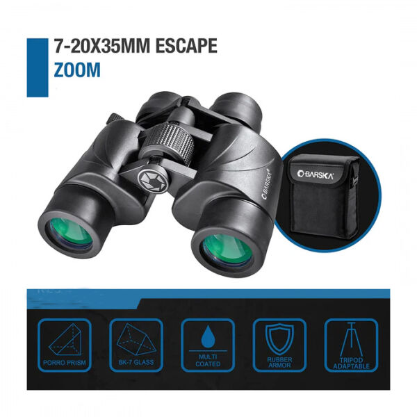 BARSKA ESCAPE 7x20x35 Yeşil Lens El Dürbünü