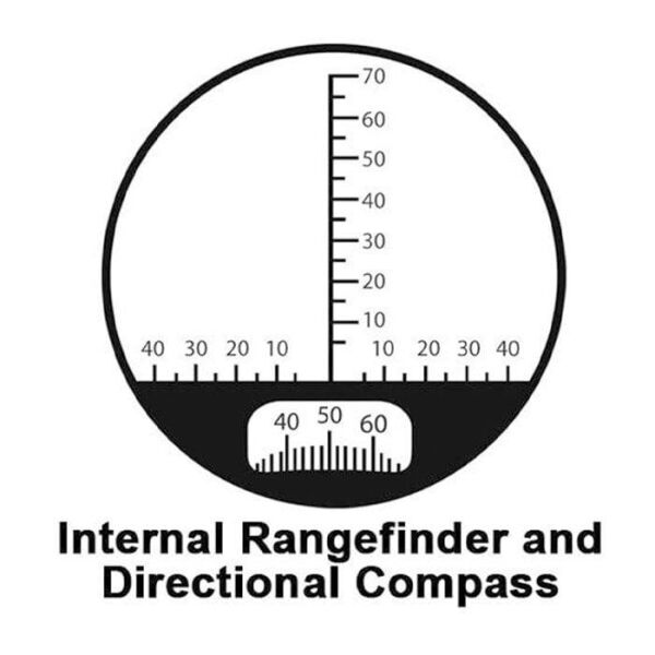 BARSKA Deep  7X42 Mesafe Ölçer TekGözlü El Dürbünü