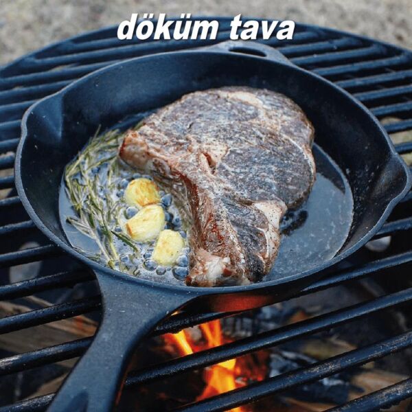 NURGAZ 10 Inch Döküm Tava (25cm)