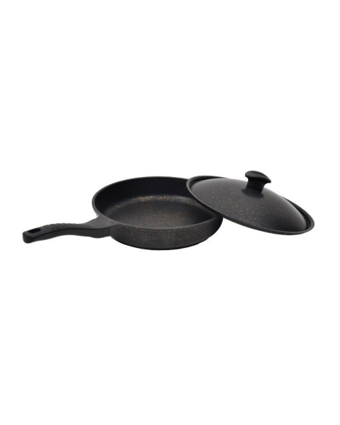 NURGAZ Granit Döküm Kamp Tavası 28 Cm