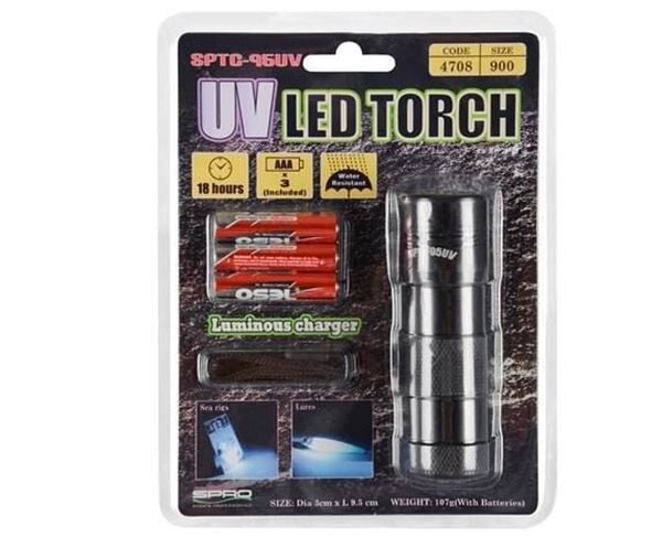 SPRO SPTC95UV Led Torch UV-Flash El Feneri