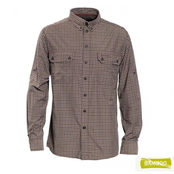T. DEERHUNTER Tucker 399 Bamboo Uzun Kol Gömlek 43/44