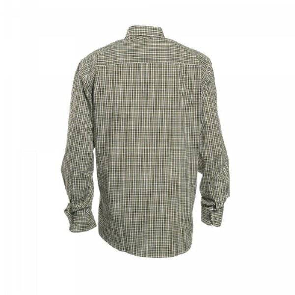 T. DEERHUNTER Wyatt Yeşil Kareli Uzun Kol Gömlek 43/44