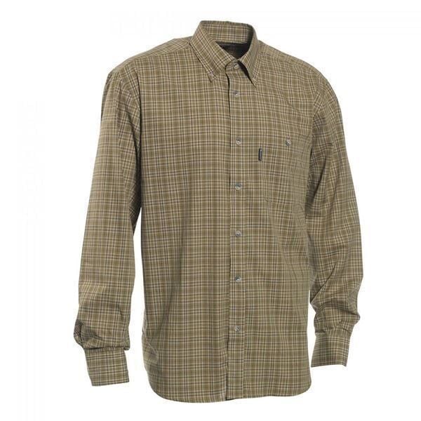 T. DEERHUNTER Marshall Yeşil Kareli Uzun Kol Gömlek 43/44