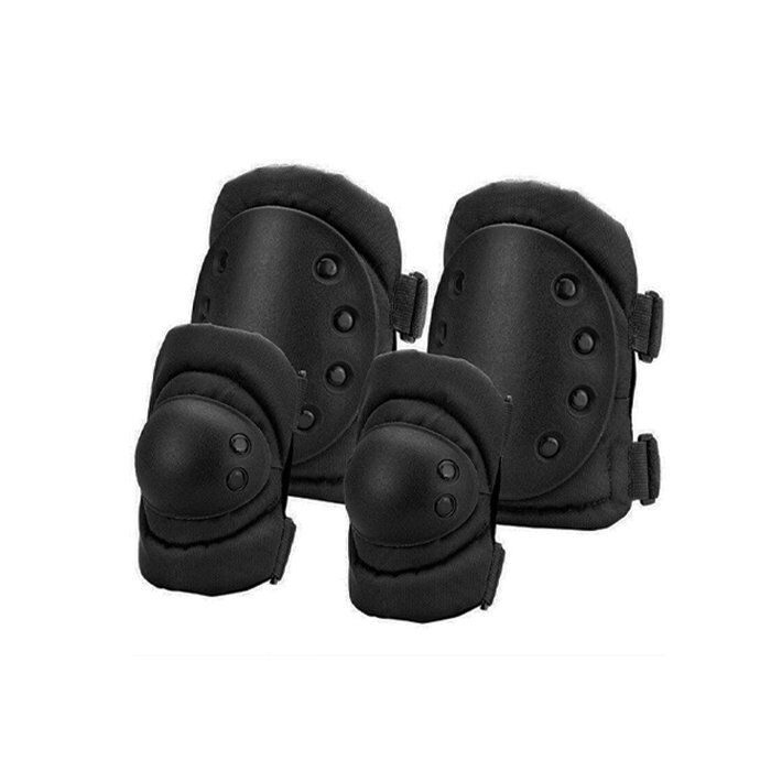 D. BARSKA CX-400 Taktik Siyah Dirsek Ve Dizlik Set