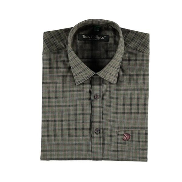 T. Tom Collins Kareli Uzun Kollu Gömlek 43/44