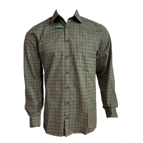 T. Tom Collins Kareli Uzun Kollu Gömlek 45/46