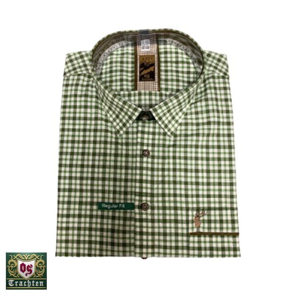 OS-Trachten Erkek Yarım Kollu Gömlek 41/42