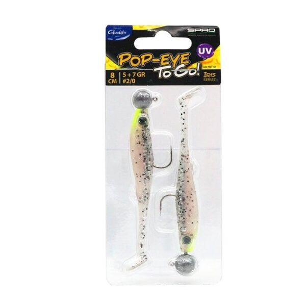 SPRO Pop-Eye To Go 8 cm UV Salt&Pepper 5+7 G