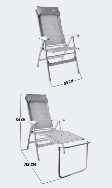 NURGAZ Campout Şezlong Koltuk