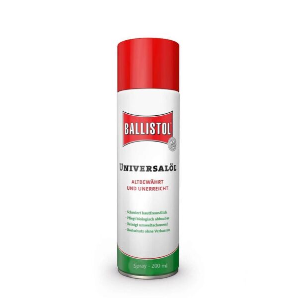 BALLISTOL Universal Sprey Yağ 200ml Bakım Ekipmanı Beyaz