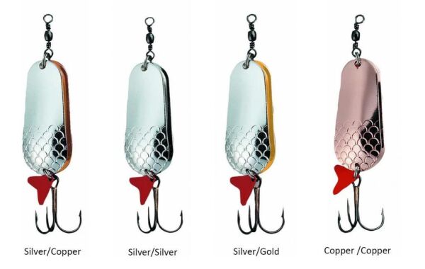 DAM Effzett Twin Spoon 4.5 cm 16 gr Sinking Kaşık Silver/Copper