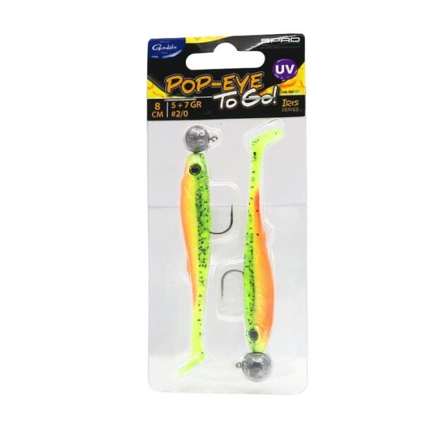 SPRO Pop-Eye To Go 8cm Soft Yem UV Mojito 5+7g 1/2