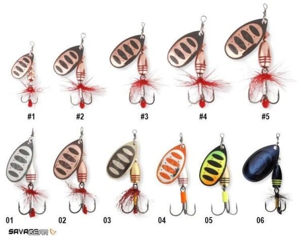 SAVAGE GEAR Rotex Spinner #5 14G Kaşık 02-Copper