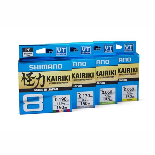 SHIMANO Kairiki 8 Çelik Gri 300m/0.160mm/10.3kg Misina