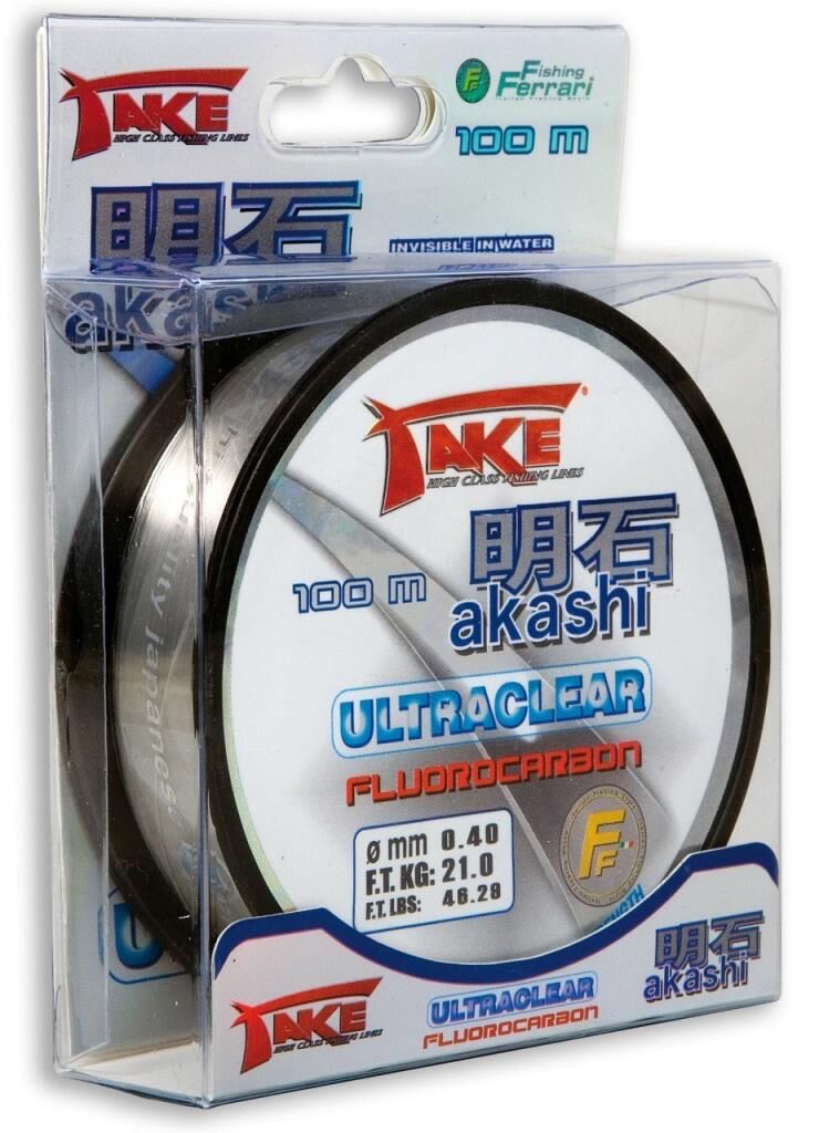 Lineaeffe Take Akashi Ultraclear Fluorocarbon 100 m 100 m D. 0.350 mm Fluorocarbone Ligne de Pêche Invisible Mer Eau Douce Spinning Carnassiers Lineaeffe Take Akashi Ultraclear Fluorocarbon 100 m 100 m D. 0.350 mm Fluorocarbone Ligne de Pêche Invisible Mer Eau Douce Spinning Carnassiers