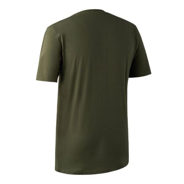 DEERHUNTER 331-571DH 2li Paket Yeşil /Kahve Tişört XL
