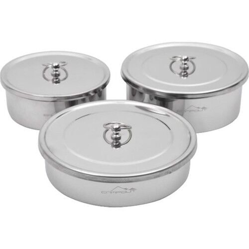 NURGAZ Krom Tencere Tava Seti