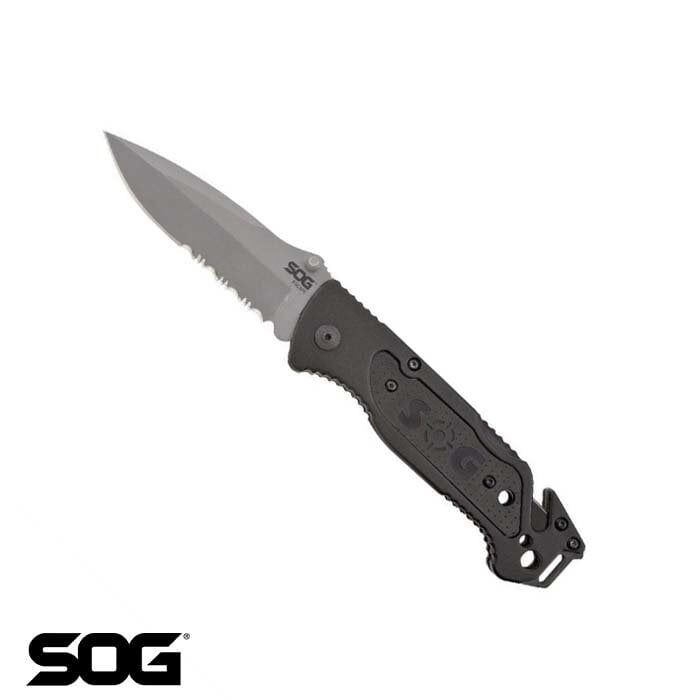 SOG FF-24 Tırtıklı Çakı Escape Bead Blasted